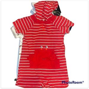 Carter's hooded onesie 12 M